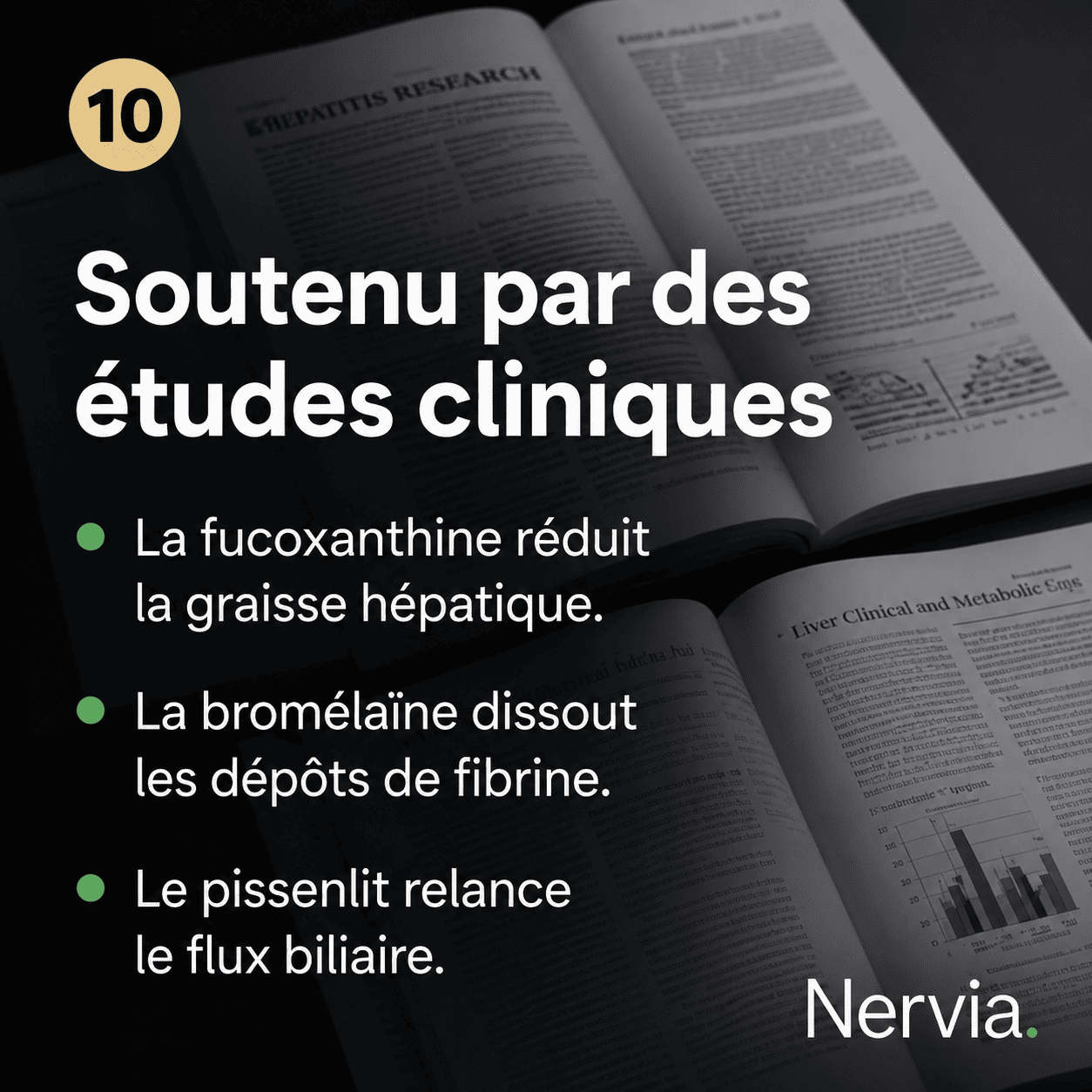 Nervia™ Drainage Hépatique — Débouchez le réseau lymphatique de votre foie