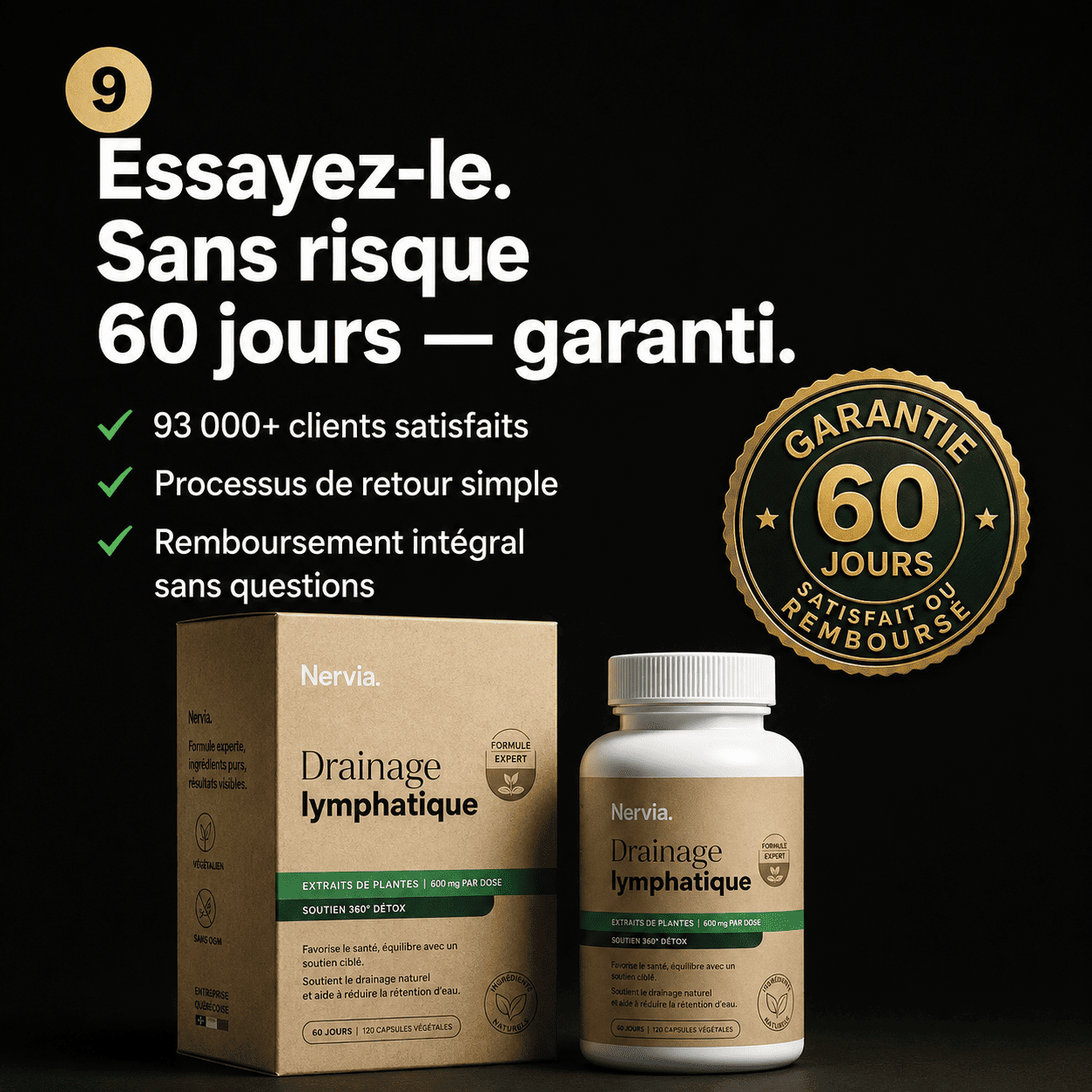 Nervia™ Drainage Hépatique — Débouchez le réseau lymphatique de votre foie