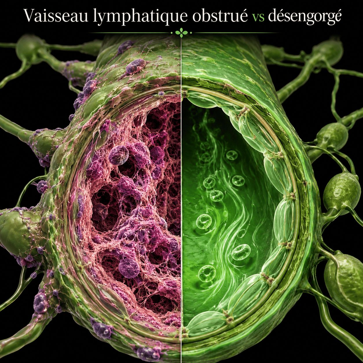 Nervia™ — Gélules de Drainage Lymphatique - Transformation totale en 60 jours